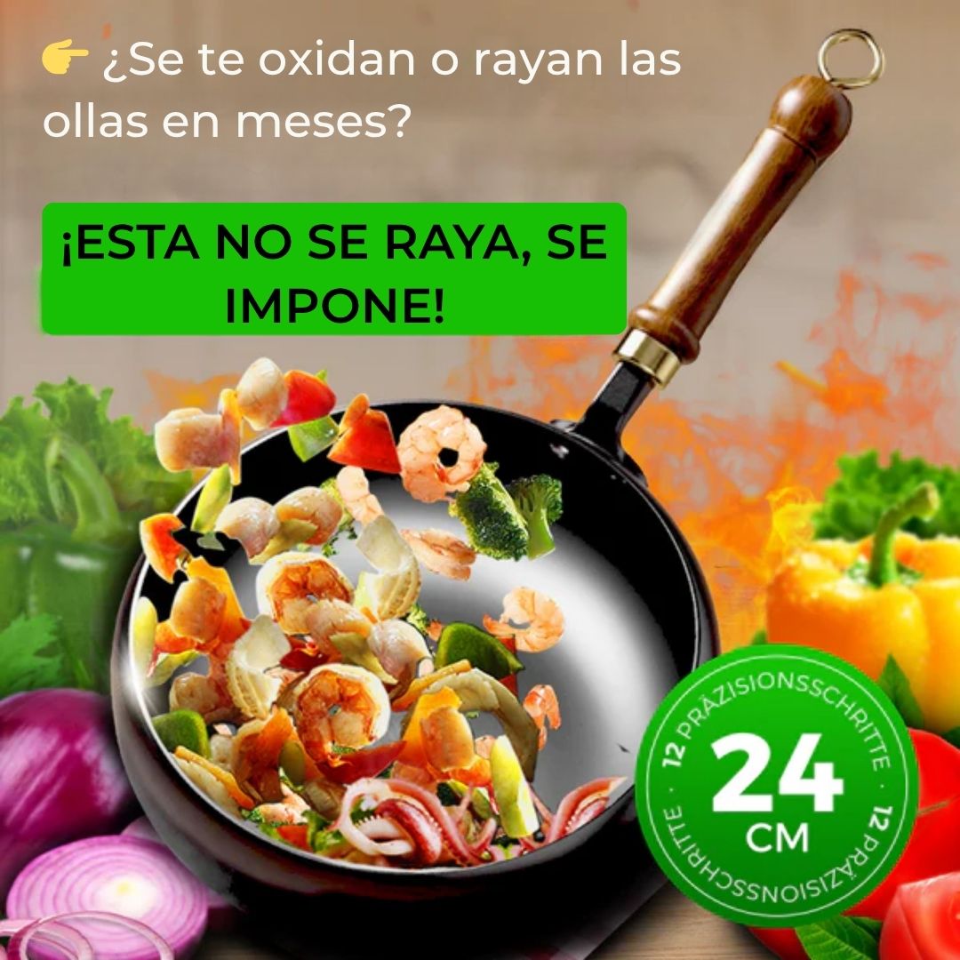 Olla de Hierro® Forjada Para Resistirlo Todo