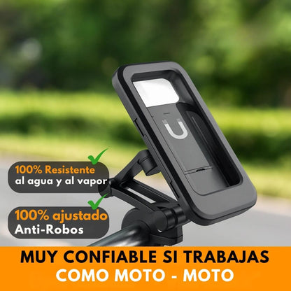 MagniRide – Soporte para teléfono resistente al agua de 360°