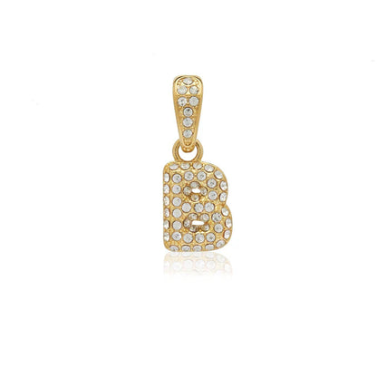 Collar Baño Oro 18k con Letra Inicial