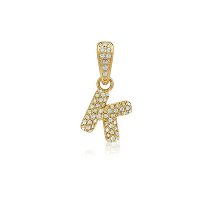 Collar Baño Oro 18k con Letra Inicial